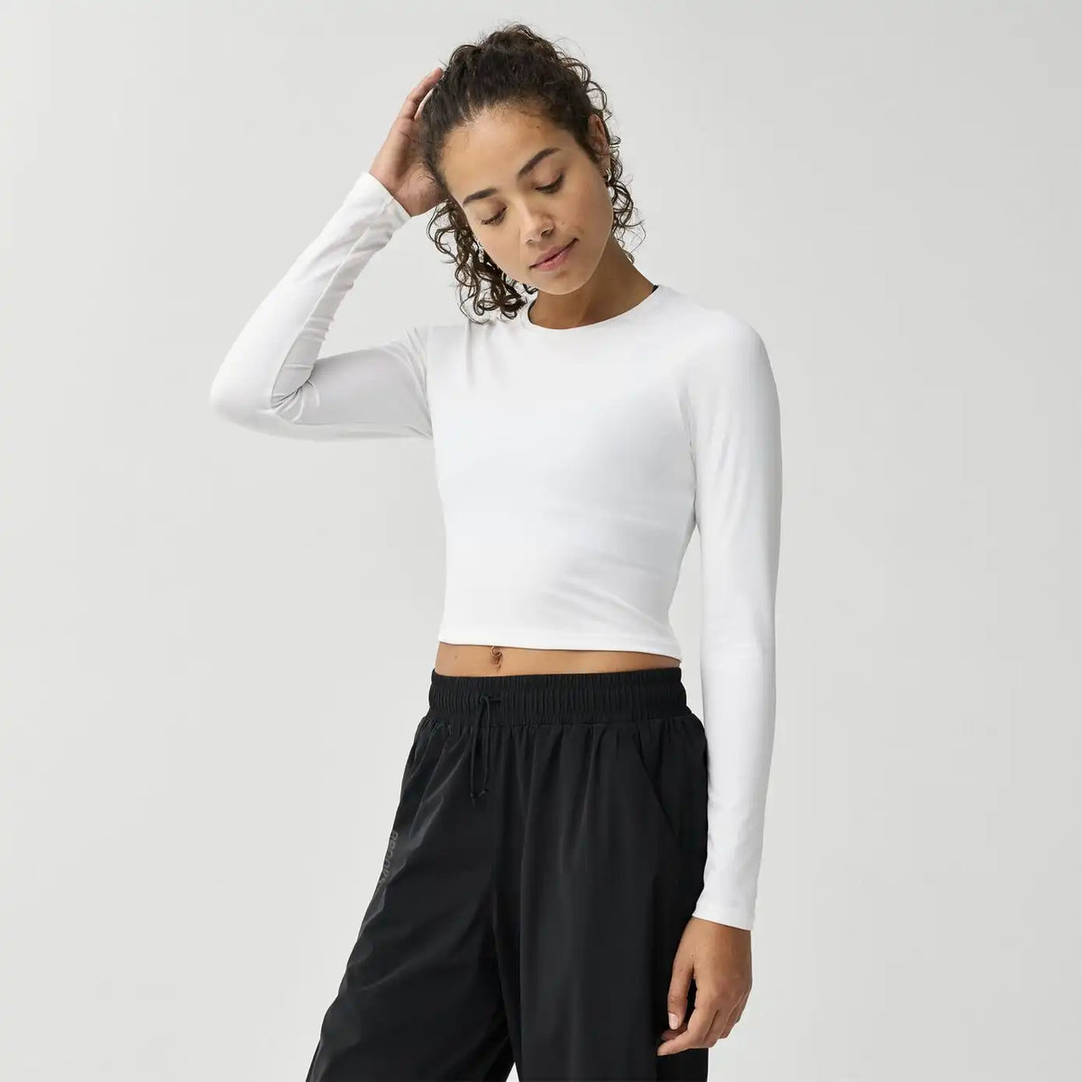 Luxe Crop Long Sleeve
